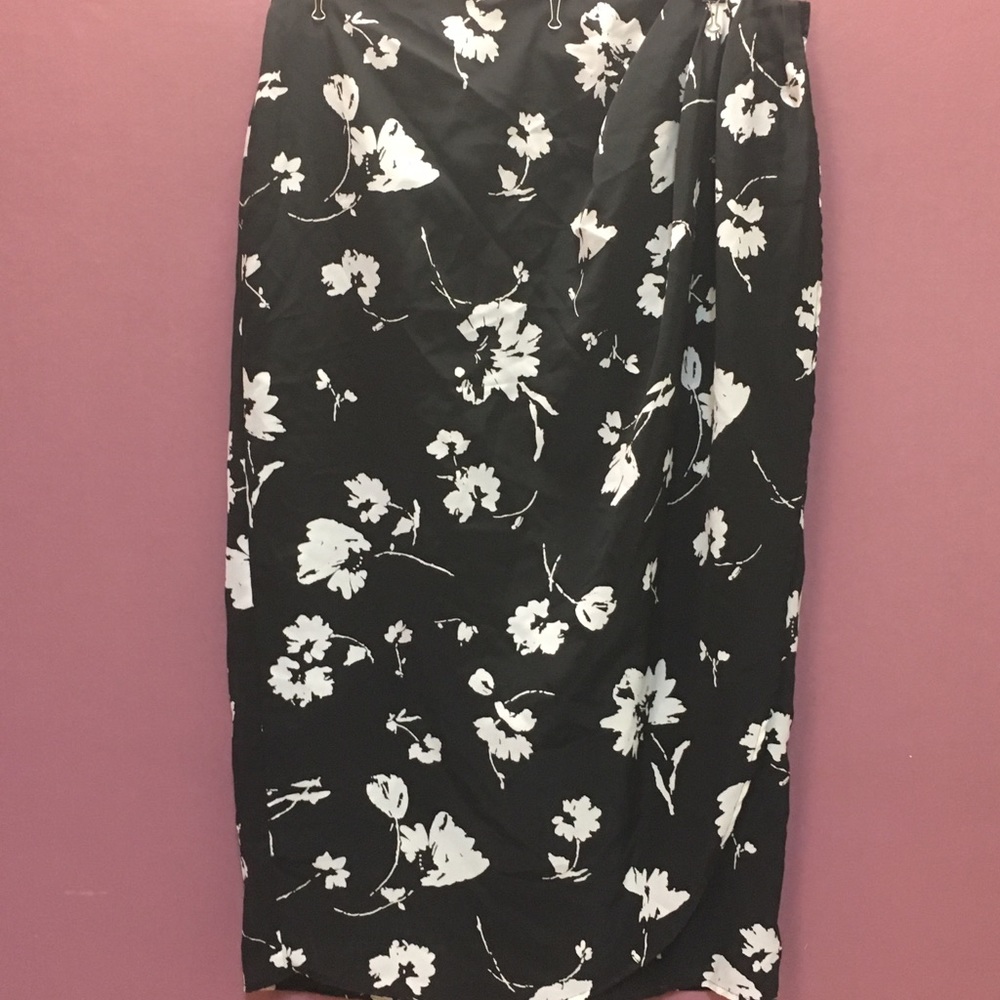 Wraparound Floral Skirt